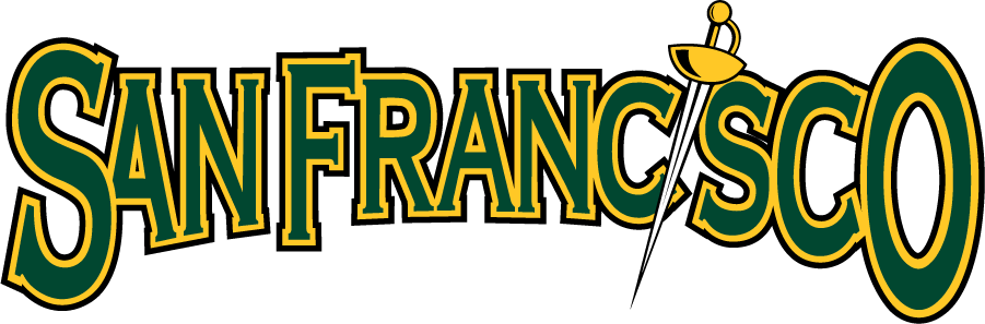 San Francisco Dons 2009-2012 Wordmark Logo diy DTF decal sticker